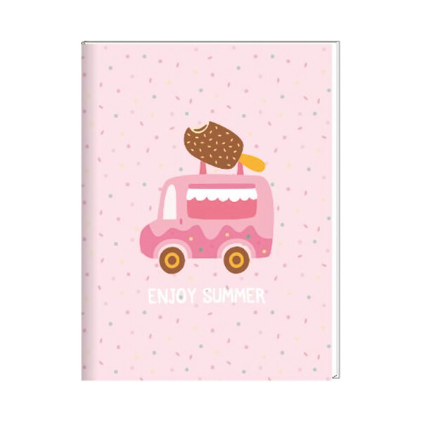 Cuaderno helados A5 rosa