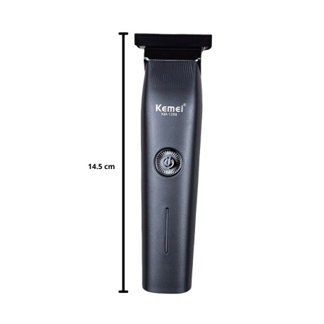Corta Pelo Barba Recargable Inalámbrica Kemei KM-1259 Gris