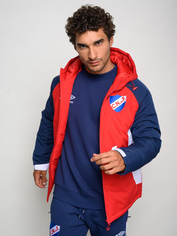 CAMPERA CRAFTED Nacional Hombre Rojo, Azul Marino, Blanco