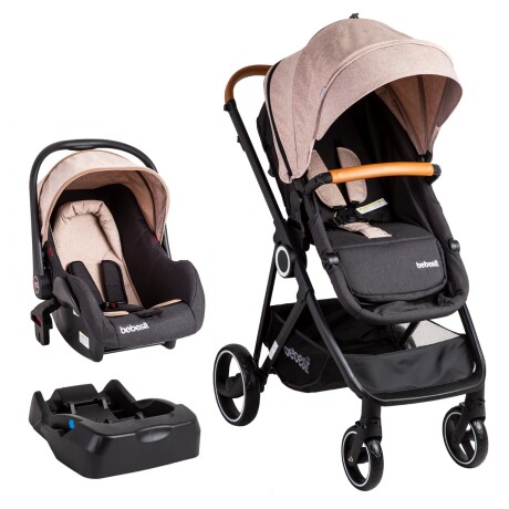 Coche Bebesit Cosmos Travel System Deluxe Moisés BEIGE