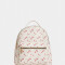 Mochilas Urbanas Romántico Mochila Estampada Cherry - Blanco Crudo