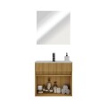 MUEBLE DE BAÑO SUSPENDIDO 60 CM CON MESADA Y ESPEJO MUEBLE DE BAÑO SUSPENDIDO 60 CM CON MESADA Y ESPEJO