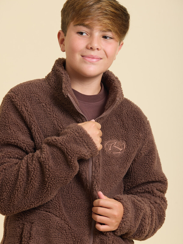 CAMPERA SAYER TEEN ( SHERPA ) RUSTY MarrÓn