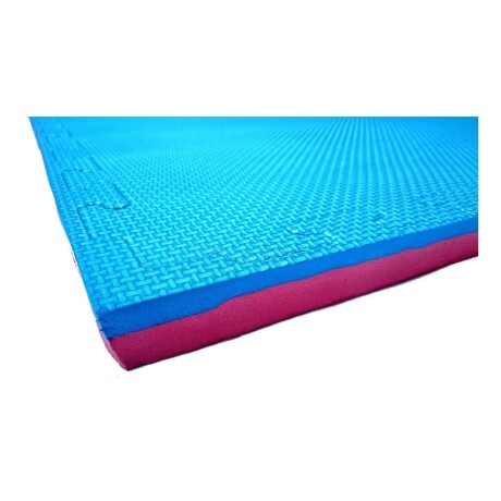 Alfombra de Goma Eva Knex 1M 2 X 2.5CM de Espesor NEGRO-ROJO