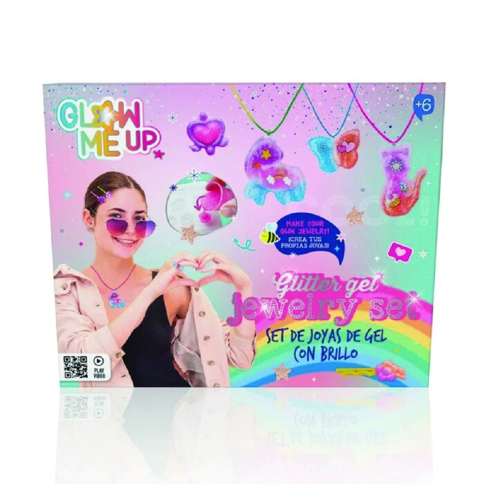 GLOW ME UP - BIJOU DE GEL C BRILLO NIÑAS única