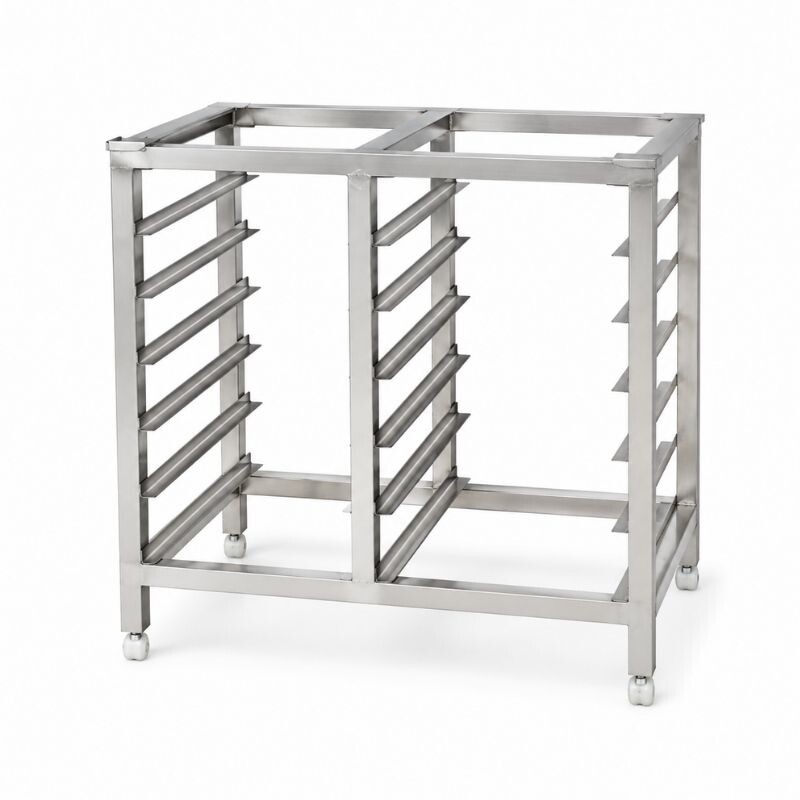 Base de Acero Inoxidable para Horno con Portabandejas Base de Acero Inoxidable para Horno con Portabandejas
