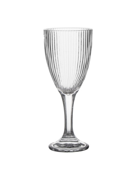 COPA DE VIDRIO 400ML INCOLORO ACANALADO COPA DE VIDRIO 400ML INCOLORO ACANALADO