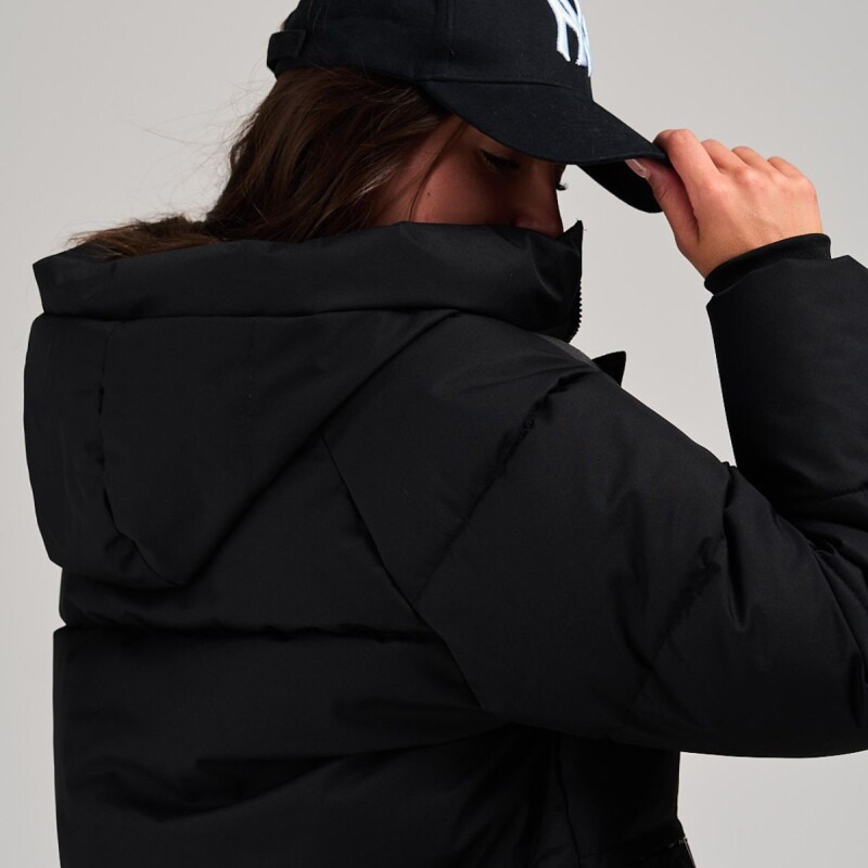 Campera Puffer Slowly Black