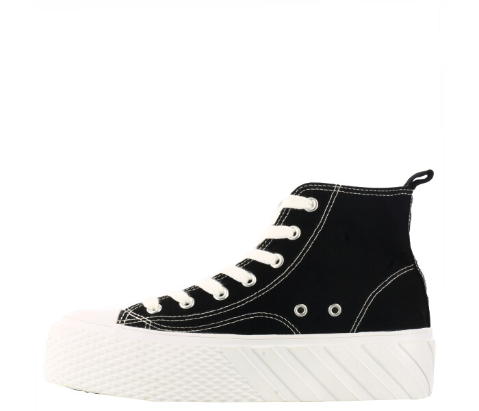Deportivo TUTI de lona con plataforma Black