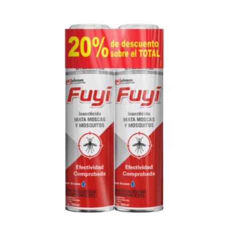 Pack x2 Fuyí mata moscas y mosquitos 360 ml Pack x2 Fuyí mata moscas y mosquitos 360 ml