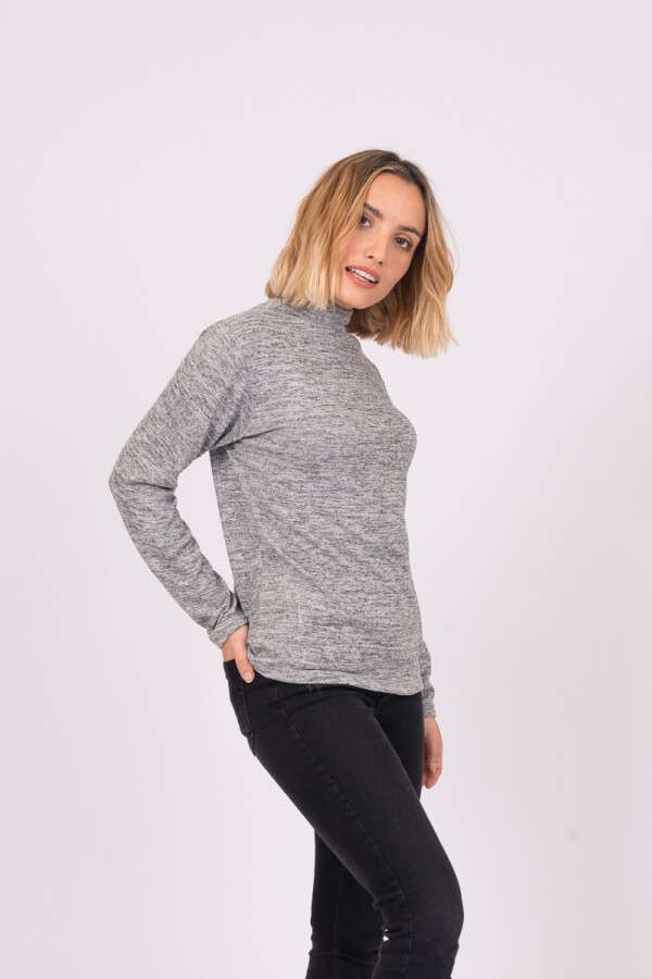 Polera Lanilla Gris