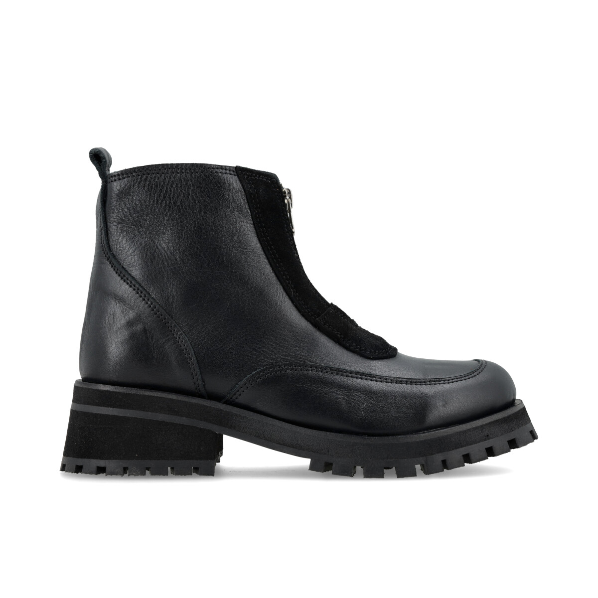BOTA CUERO - VENET DIALL - NEGRO 