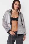 Campera Furry Gris