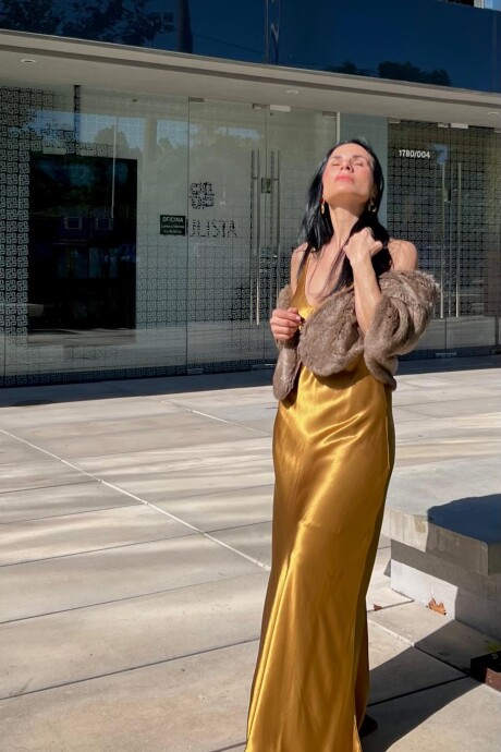 Vestido Otilia Dorado