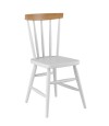 Silla Madera Udine Blanco Natural
