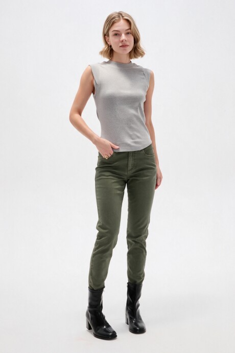 Remera Curea Gris Melange Medio