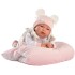 Bebota Llorens Tina Llorona Muñeca Abrigo Gorra Conejo 44 cm Modelo Tina Cojin