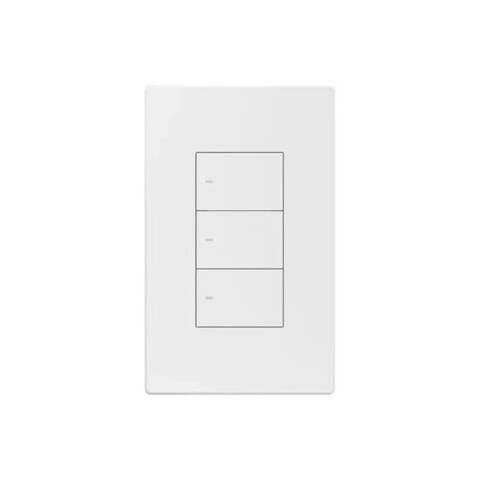 Plaqueta inteligente WIFI blanca c/3 int. Zigbee SO0063