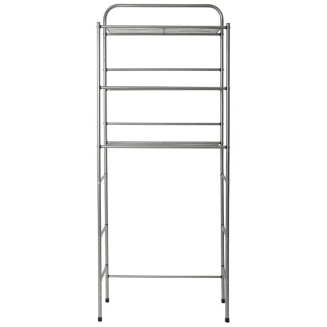 Mueble sobre inodoro Sensei D´Acqua 3 estantes Plateado