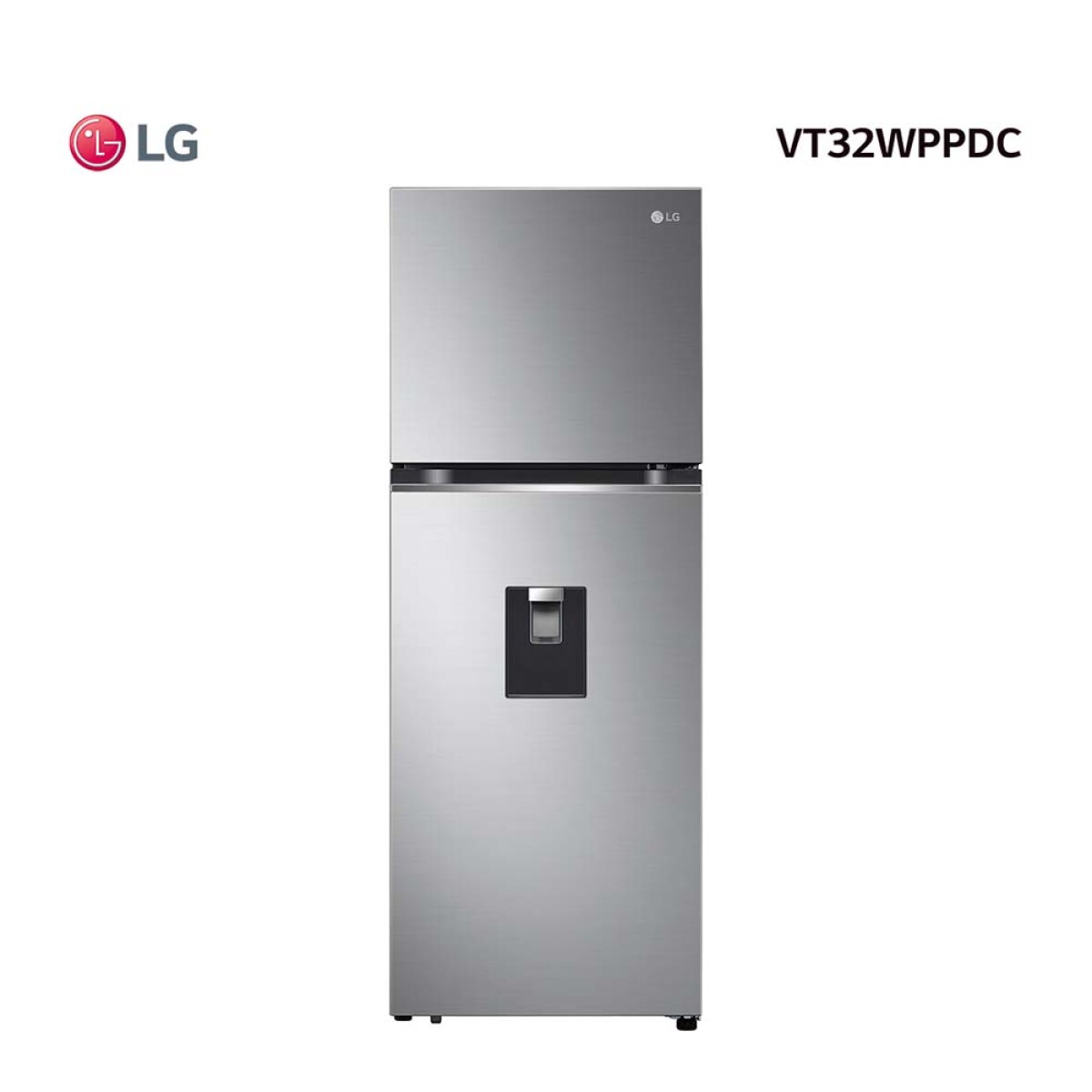 Refrigerador LG VT32WPPDC Inox Inverter - 315 L con Water Dispenser 