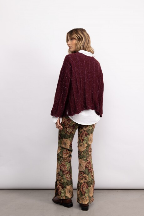 Sweater Calia Bordó
