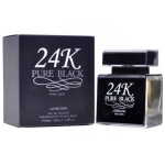 LONKOOM 24K PURE BLACK EDT MEN 100ML única