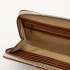 Leather Wallet Cowhide Marrón