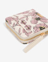 Billetera Zip Round Billetera Cuadradra - Estampado Flores