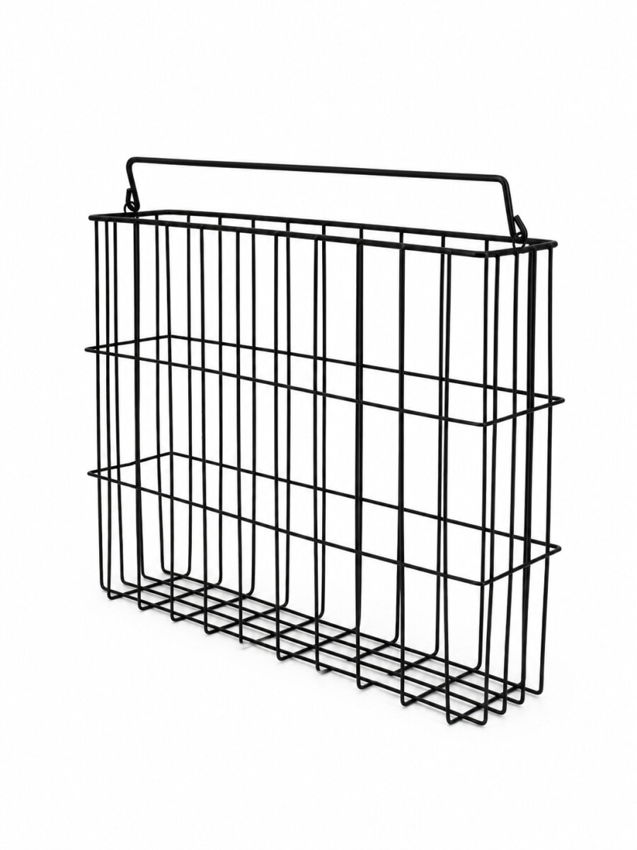 CANASTO METAL - NEGRO 