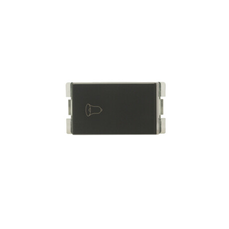 INTERRUPTOR PULSAR TIMBRE BLANCO 10A250V Interruptor Pulsador de Timbre 10A x 250V Atenea Grafito