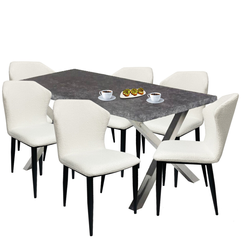 Mesa Comedor Con Patas Cromadas Mesa Comedor Con Patas Cromadas