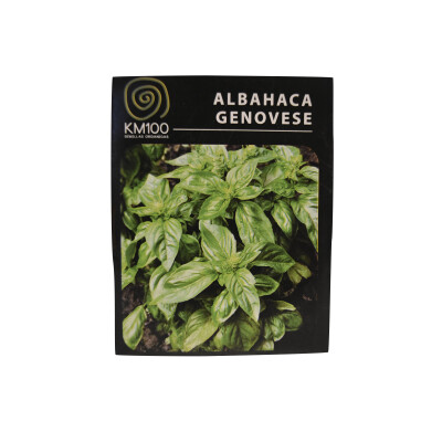 Semillas autocultivo de albahaca genovese KM100 Semillas De Albahaca Genovese