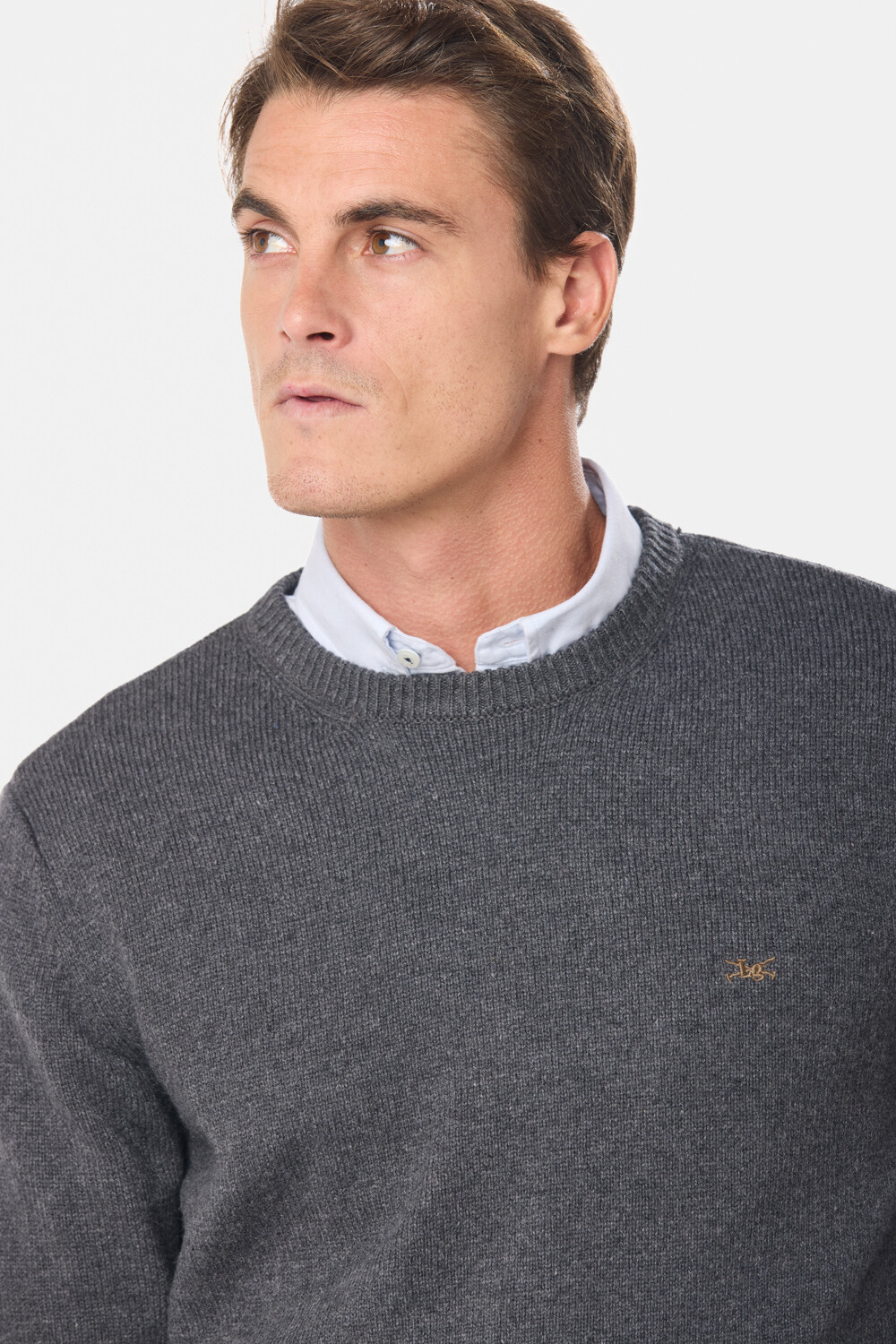 BUZO DE LANA Gris Oscuro