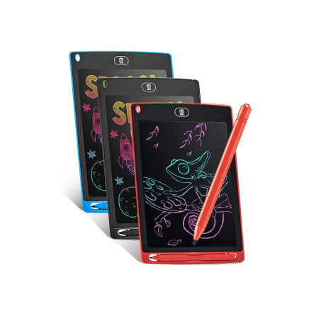 Tablet de 10 pulgadas con pantalla LCD para dibujar Rojo