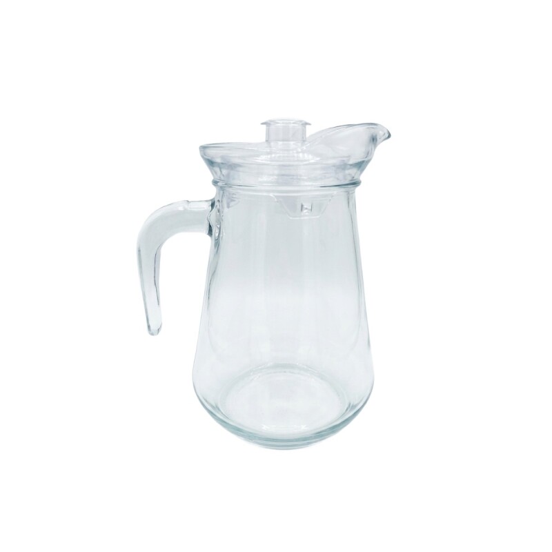 JARRA DE VIDRIO TRANSP C/TAPA 1.1L Unica