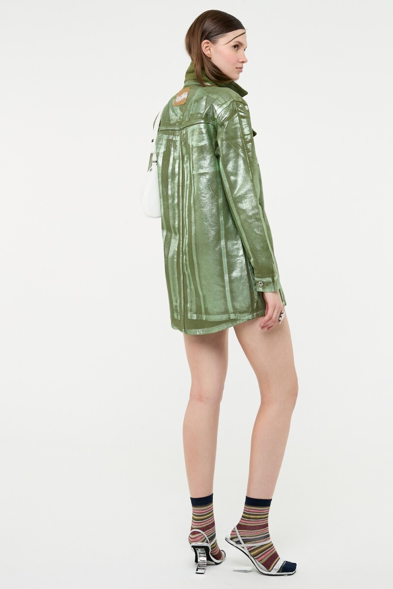 CAMISA DENIM Verde