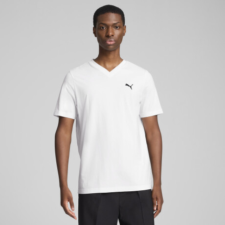 ESS V-Neck Tee 68254802 Blanco