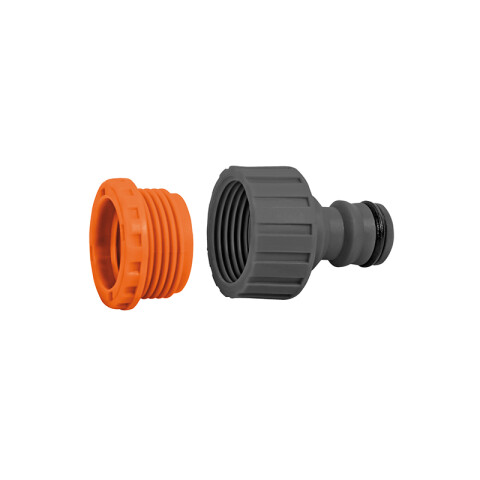 Pote x 75 adaptadores de rosca 1/2" y 3/4" p/ manguera de 1/2" TN1652