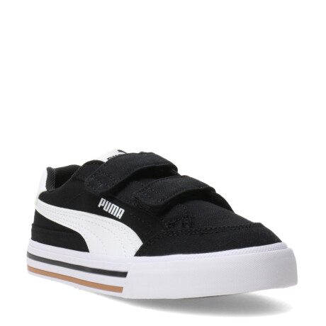 Championes Infantiles Puma Court Classic Vulc FS Negro - Blanco
