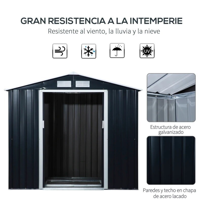 Galpon Prefab.gris 213anchx127profx195al Galpon Prefab.gris 213anchx127profx195al