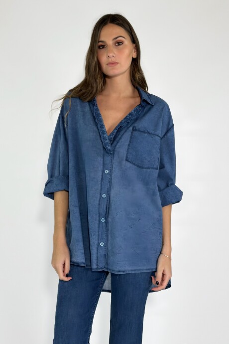 CAMISA SIRMIONE Azul