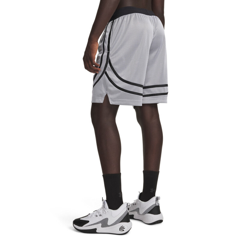 UA M Hoops Sig Short-WHT WHT-100