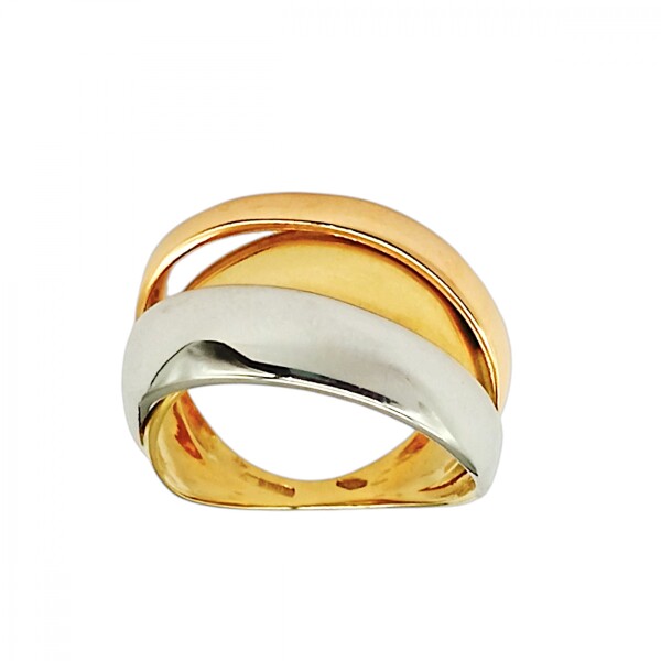 Anillo Trinity-Oro bajo-Sin Piedra-AN8189 sinpiedra