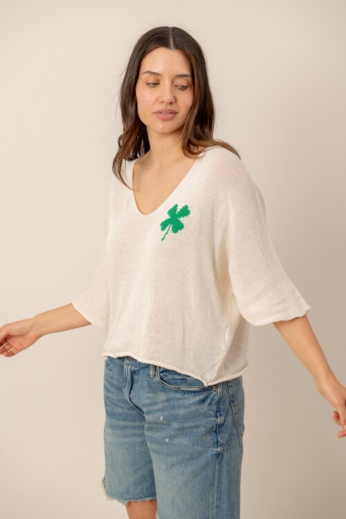 Sweater Lucky Beige