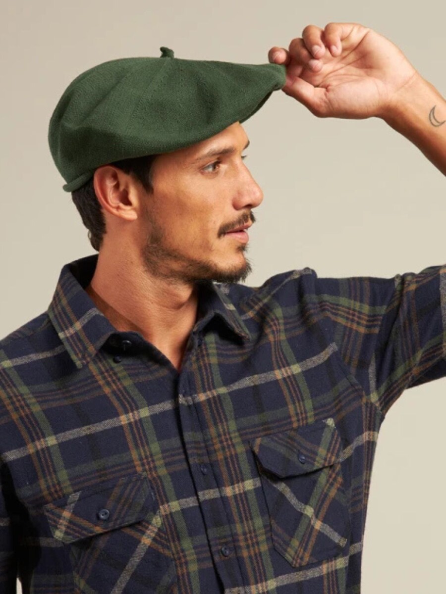Boina Hombre Tejido Polanco - Verde 