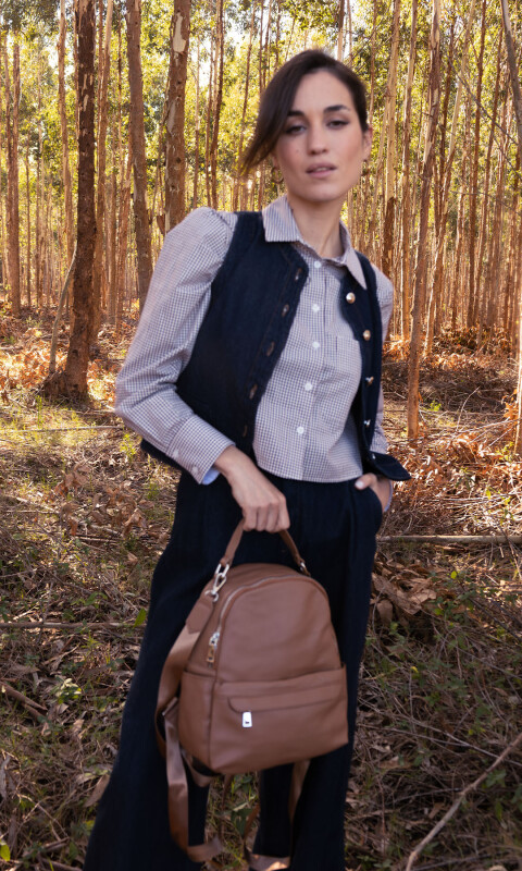 MOCHILA RAVENA TOSTADO