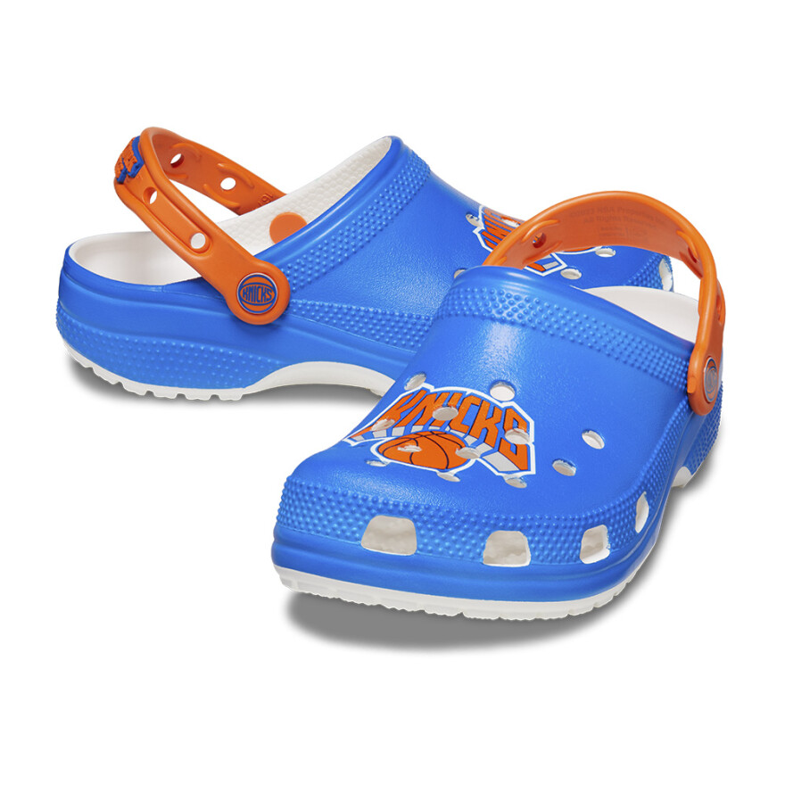 NBA New York Knicks Classic Clog - Unisex White