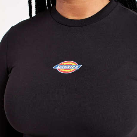 Remera Dickies Crop Negro