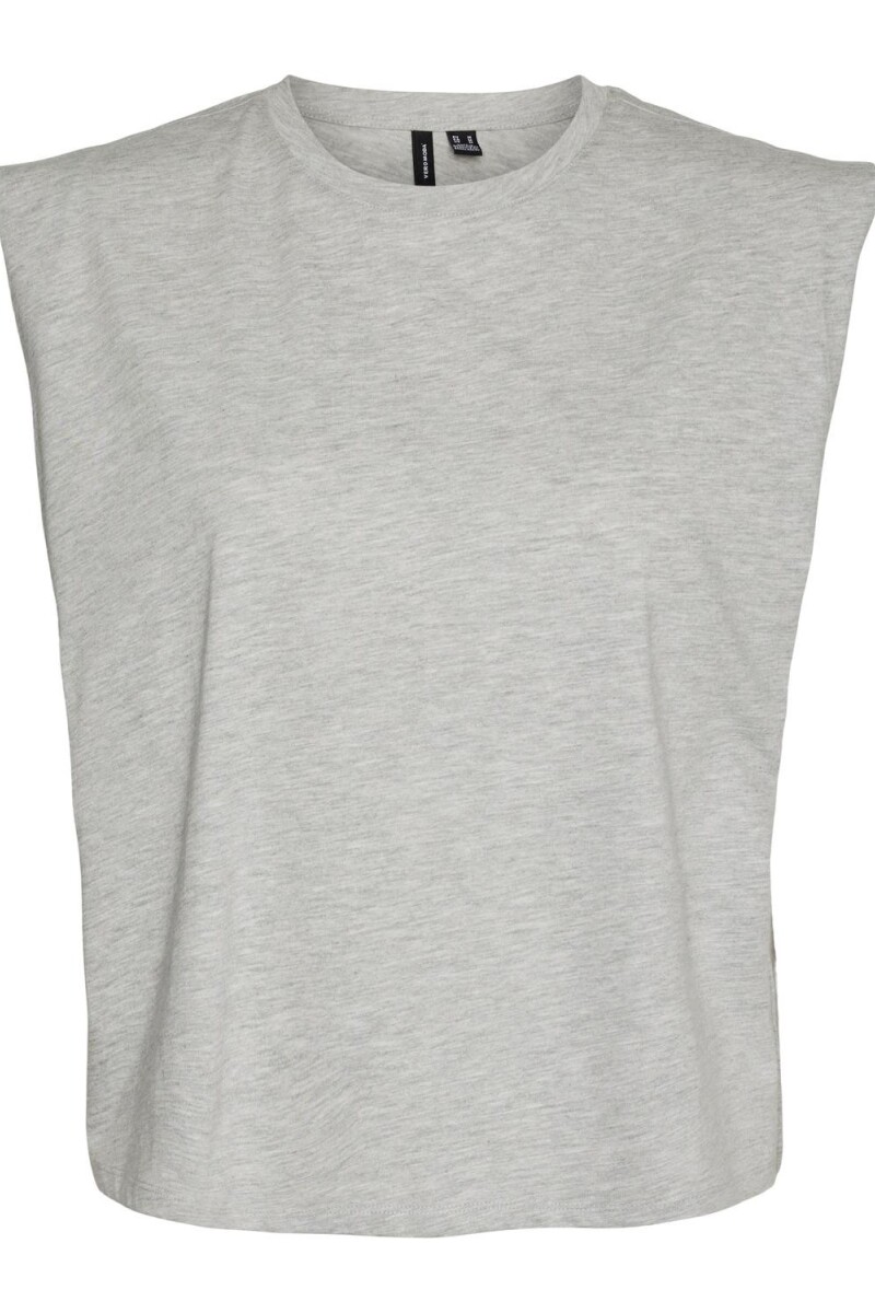 Polera Panna Básica Light Grey Melange