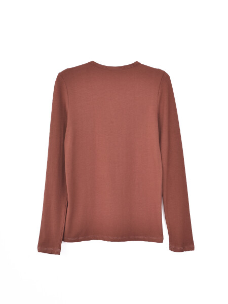 REMERA ELINDRA MARRON OSCURO